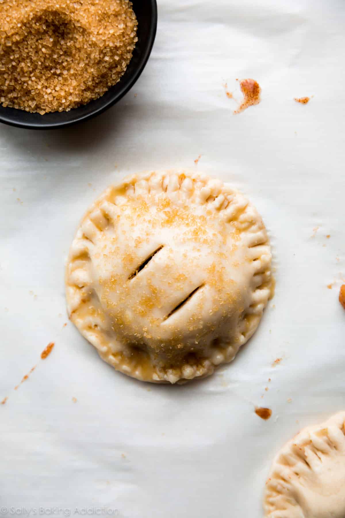 hand pie before baking