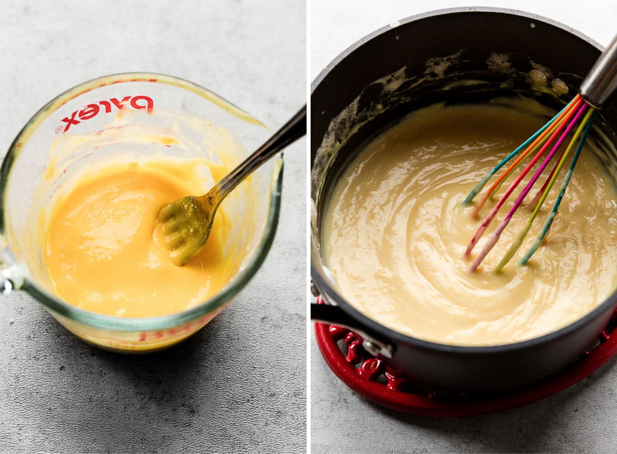 making pudding