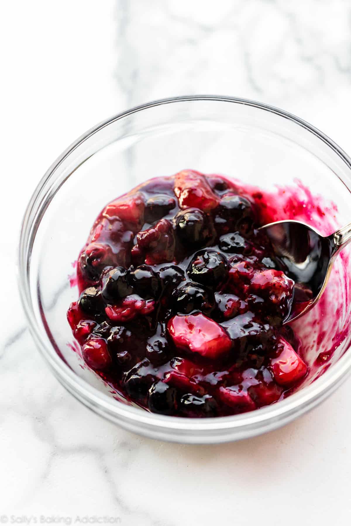 mixed berry filling